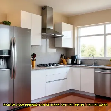 harga jasa pembuatan kitchen set per meter terpercaya